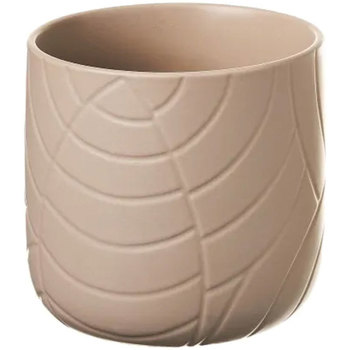 Maison & Déco Vases / caches pots d'intérieur Unimasa Cache pot en céramique beige Beige
