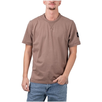 Vêtements Homme T-shirts & Polos Calvin Klein Jeans T shirt homme  Ref 58703 GVE Marron Marron