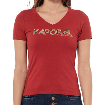 Vêtements Femme T-shirts manches courtes Kaporal FRANKH22W11 Rouge