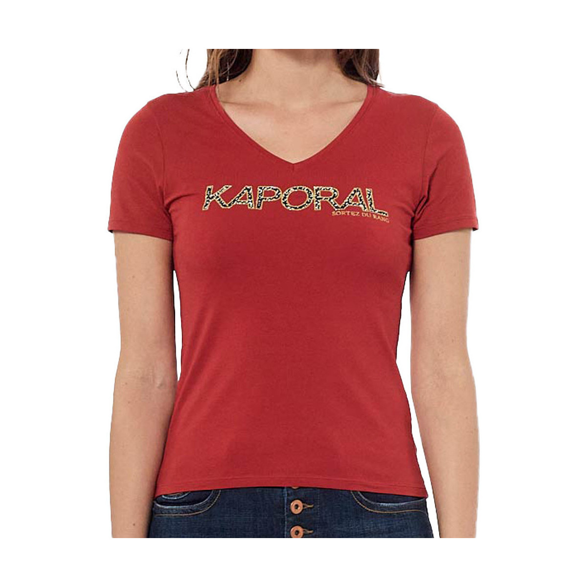 Vêtements Femme T-shirts & Polos Kaporal FRANKH22W11 Rouge