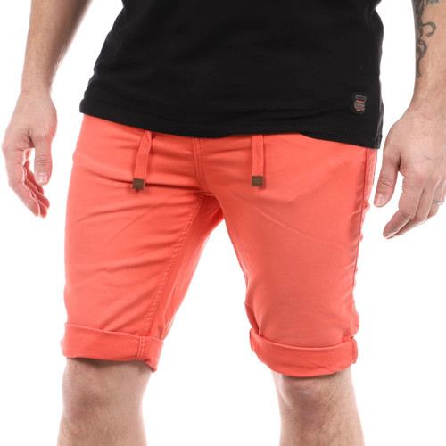Vêtements Barstow Shorts / Bermudas Paname Brothers PB-MALDIVE2 Orange