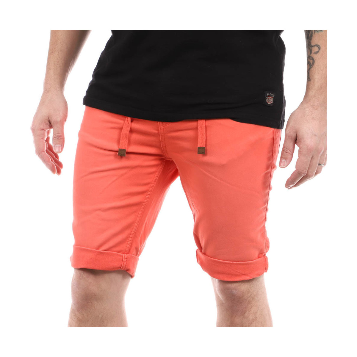 Vêtements Homme Shorts / Bermudas Paname Brothers PB-MALDIVE2 Orange