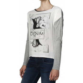 Vêtements Femme Knot Chill graphic-print T-shirt Salsa T-Shirt  VENICE manches longues Blanc