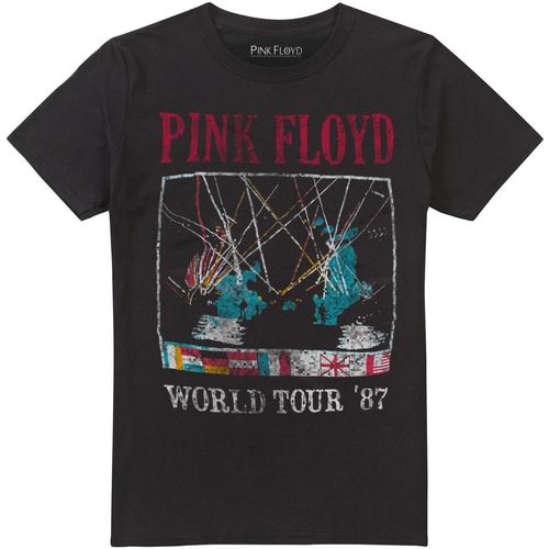 Vêtements Homme T-shirts manches longues Pink Floyd World Tour Noir