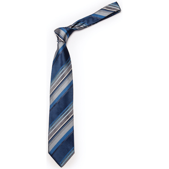 Vêtements Homme Emporio Armani EA7 Nodus cravate homme 100% Soie Bleu-Gris