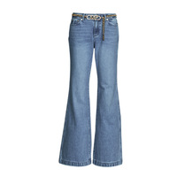 Vêtements Femme Jeans flare / larges MICHAEL Michael Kors FLARE CHAIN BELT DNM JEAN modern Bleu