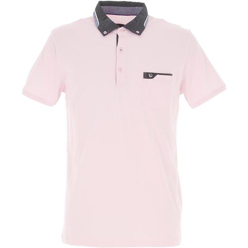 Vêtements Homme Stitched detailing running along the back Benson&cherry Nos polo mc Rose