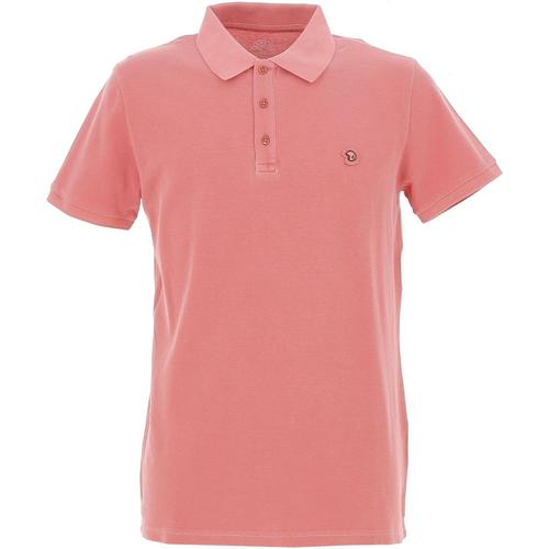 Vêtements Homme Stitched detailing running along the back Benson&cherry Signature polo mc Rouge