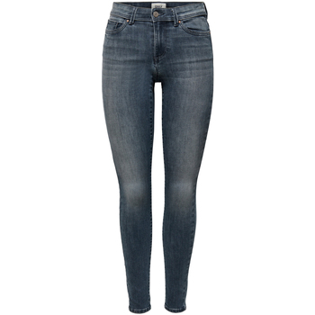 Vêtements Femme Ruffle Jeans skinny Only 15233288 Bleu