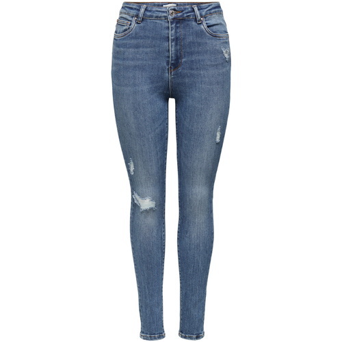Vêtements Femme Jeans skinny Only 15195399 Bleu