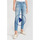 Vêtements Femme Jeans Le Temps des Cerises Sabi pulp slim taille haute 7/8ème jeans destroy bleu Bleu