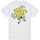 Vêtements Homme T-shirts manches longues Spongebob Squarepants Shock Blanc