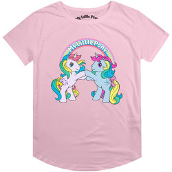 Vêtements Femme T-shirts manches longues My Little Pony Bright Rainbow Rouge