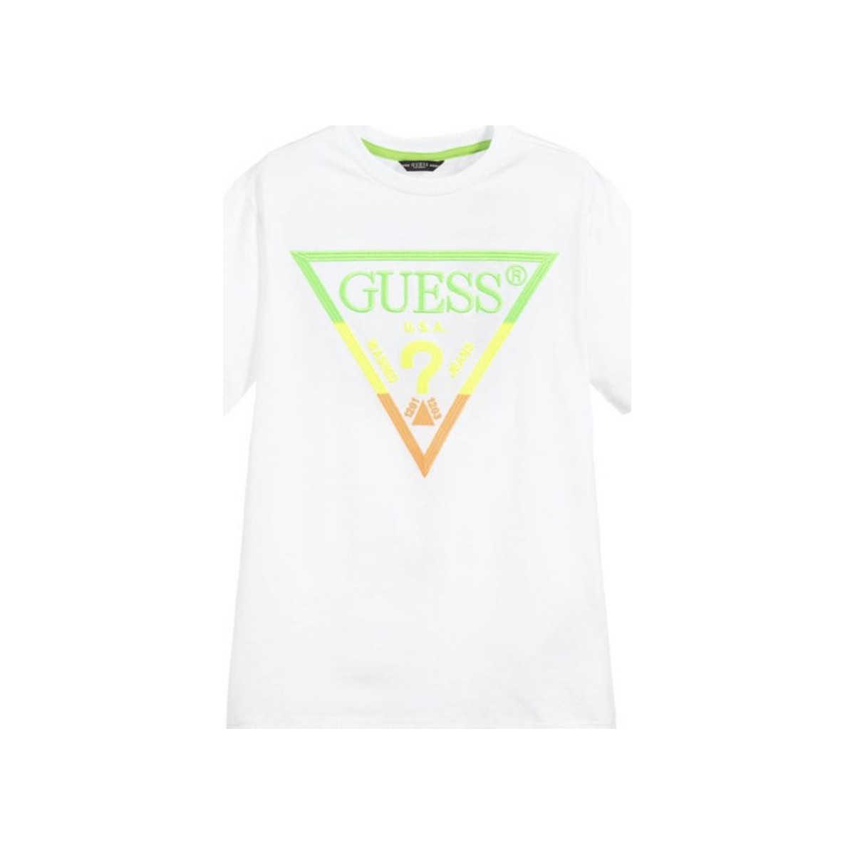 Vêtements Garçon T-shirts & Polos Guess G-L02I26K5M20 Blanc