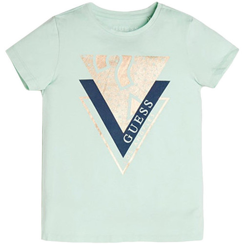 Vêtements Fille T-shirts manches courtes Vezzola Guess G-J02I00K6YW0 Vert
