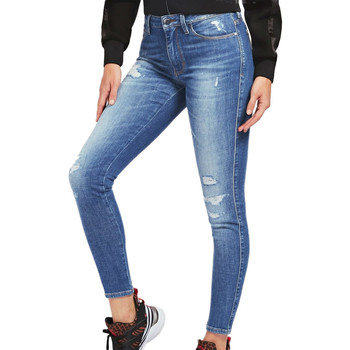 Vêtements Femme Jeans skinny Downtown Guess G-W0BAJ3D46A4 Bleu