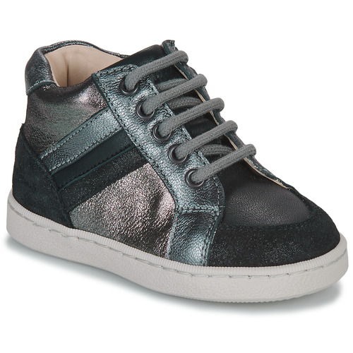 Chaussures Fille Baskets montantes Little Mary LYNNA Noir
