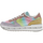Chaussures Femme Baskets mode Cetti Baskets basses Tie and Dye Noir