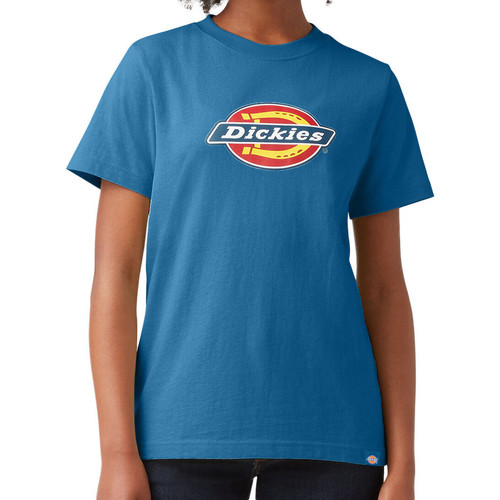 Vêtements Femme T-shirt 100 % coton à imprimé coeur du 0 au 3 ans Dickies DK0A4XV2B99 Bleu