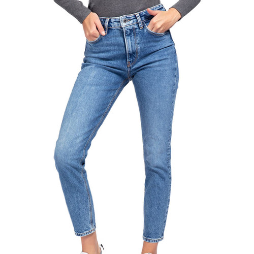 Vêtements Femme Jeans grigio skinny Guess G-W0BA35D46E2 Bleu
