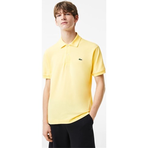 Vêtements Homme T-shirts manches courtes Lacoste L.12.12 polo homme jaune Jaune