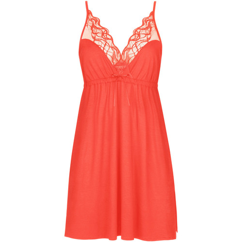 Lisca Nuisette à fines bretelles Dione Rouge - Vêtements Pyjamas / Chemises  de nuit Femme 62,97 €