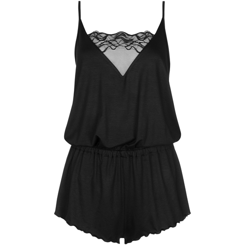 Lisca Pyjama combishort de nuit Dione Noir - Vêtements Pyjamas / Chemises  de nuit Femme 62,97 €