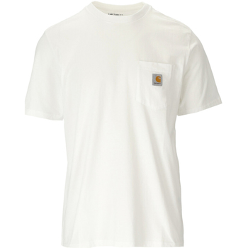 Vêtements Homme T-shirts manches courtes Carhartt S/S Pocket Blanc