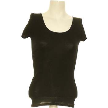 Vêtements Femme Elue par nous Uniqlo top manches courtes  36 - T1 - S Noir Noir