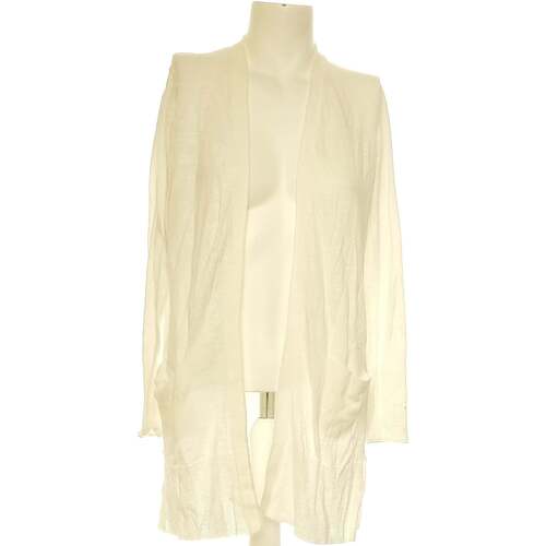 Vêtements Femme Gilets / Cardigans Esprit gilet femme  38 - T2 - M Blanc Blanc