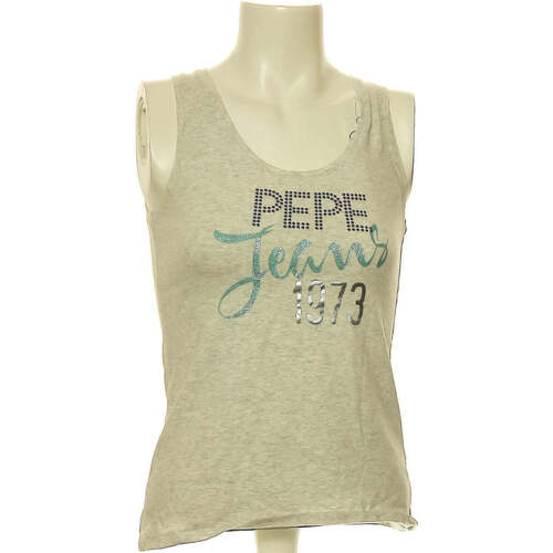 Vêtements Femme Dolce & Gabbana drawstring logo plaque hoodie Pepe jeans débardeur  38 - T2 - M Gris Gris