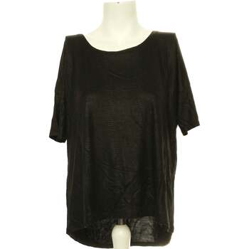 Vêtements Femme Parures de lit Camaieu top manches courtes  38 - T2 - M Noir Noir