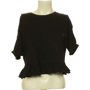 Vêtements Femme See U Soon Zara top manches courtes  36 - T1 - S Noir Noir