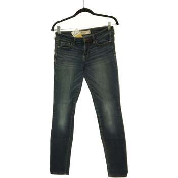 Vêtements Femme Jeans slim Abercrombie And Fitch Jean Slim Femme  36 - T1 - S Bleu