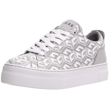 Chaussures Femme Baskets basses Guess Baskets femme  ref 59063 White Blanc