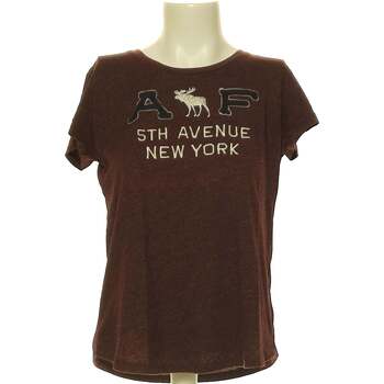 Vêtements Femme Tops / Blouses Abercrombie And Fitch Top Manches Courtes  36 - T1 - S Rouge