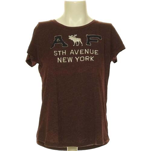 Vêtements Femme T-shirts & Polos Abercrombie And Fitch 36 - T1 - S Rouge