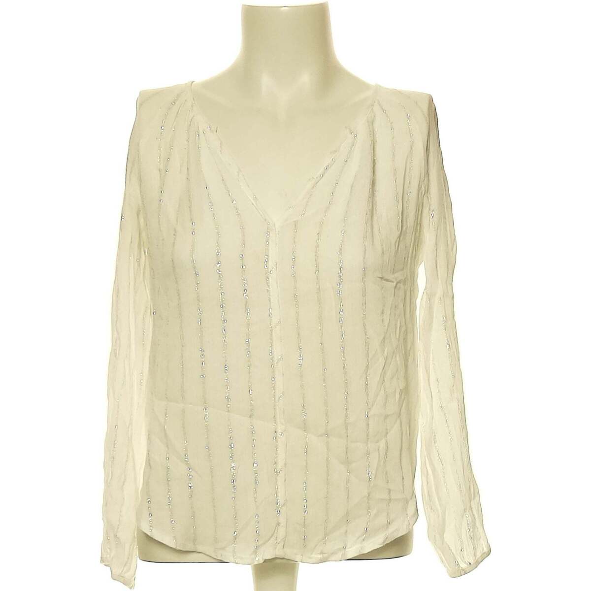Vêtements Femme Martine Rose logo print long-sleeve T-Shirt 34 - T0 - XS Blanc