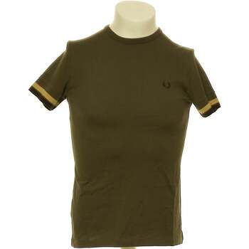 Vêtements Homme T-shirts manches courtes Fred Perry T-shirt Manches Courtes  34 - T0 - Xs Vert