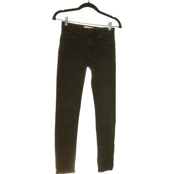 Vêtements Femme Jeans Long Mango jean droit femme  34 - T0 - XS Noir Noir
