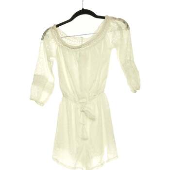 Vêtements Femme Combinaisons / Salopettes Hollister combi-short  34 - T0 - XS Blanc Blanc