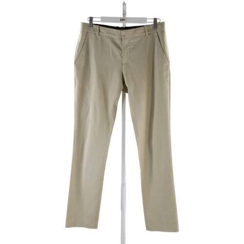 Balmain Pantalon en coton Beige - Vêtements Pantalons Femme 80,50 €