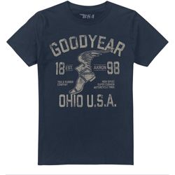 Vêtements Homme T-shirts manches longues Goodyear Ohio USA Bleu