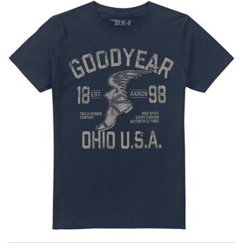 Vêtements Homme T-shirts manches longues Goodyear Ohio USA Bleu