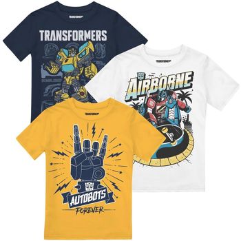 Vêtements Garçon T-shirts manches longues Transformers  Multicolore