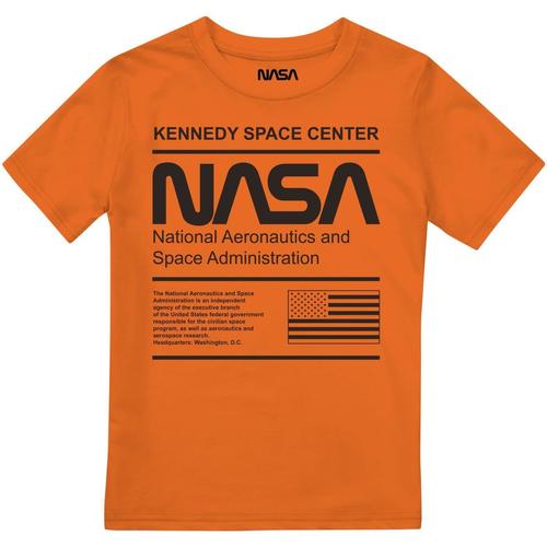 Vêtements Garçon T-shirts manches longues Nasa Mono Kennedy Orange