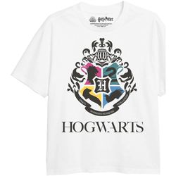Vêtements Fille T-shirts manches longues Harry Potter  Blanc