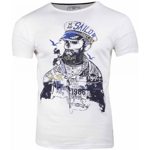 Vêtements Homme T-shirt à KENZO Courtes Spin La Maison Blaggio MB-MENTOR Blanc