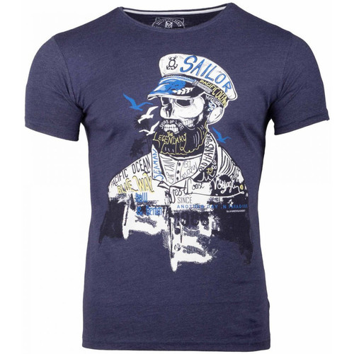 Vêtements Homme T-shirts manches courtes Emporio Armani Eo MB-MENTOR Bleu