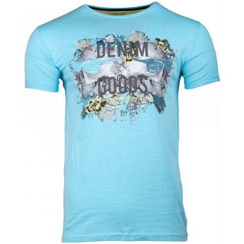 Vêtements Homme T-shirts manches courtes Gelny Blk Sherpa MB-MURANO Bleu